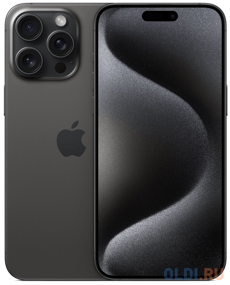 Смартфон Apple A3105 iPhone 15 Pro Max 256Gb черный титан моноблок 3G 4G 6.7