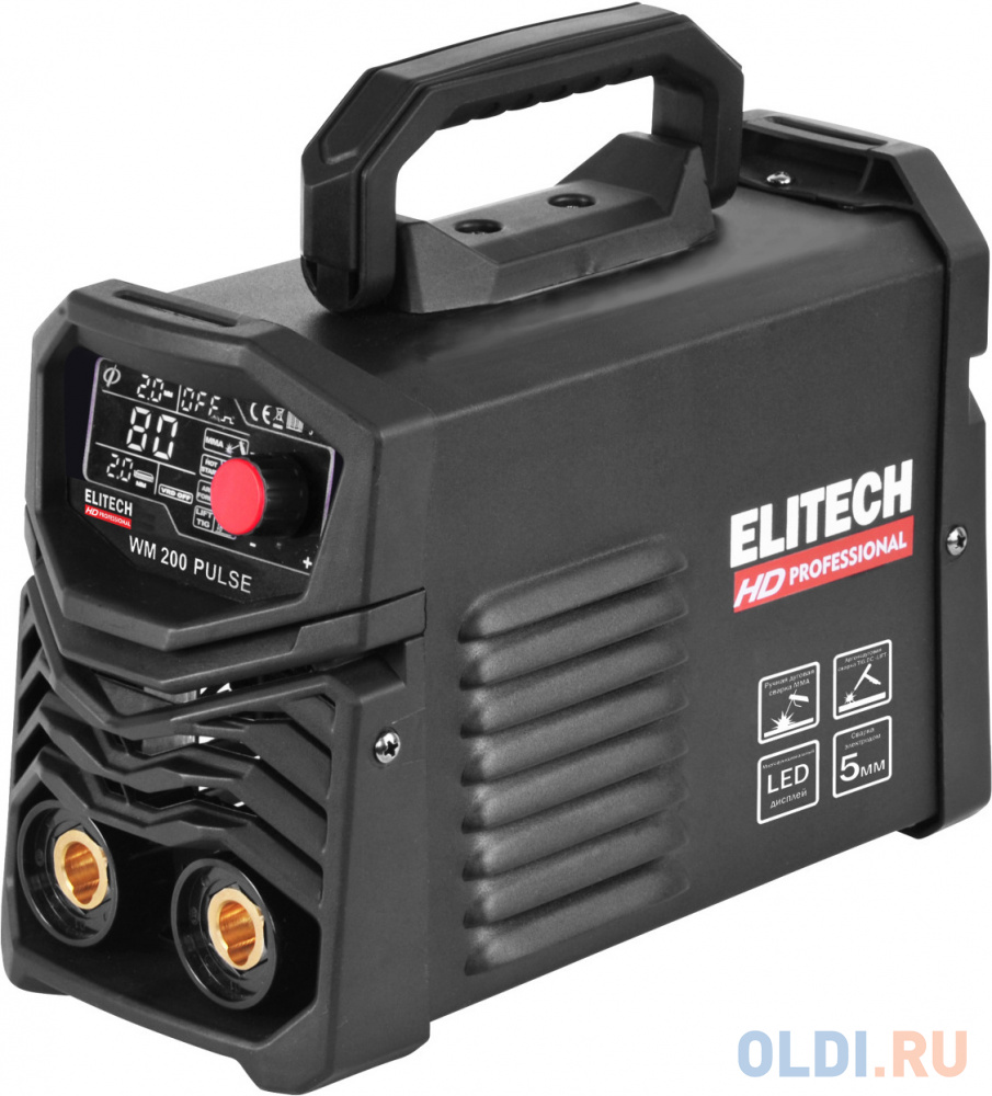 

Сварочный аппарат Elitech WM 200 Pulse инвертор MMA,TIG-Lift 6.5кВт