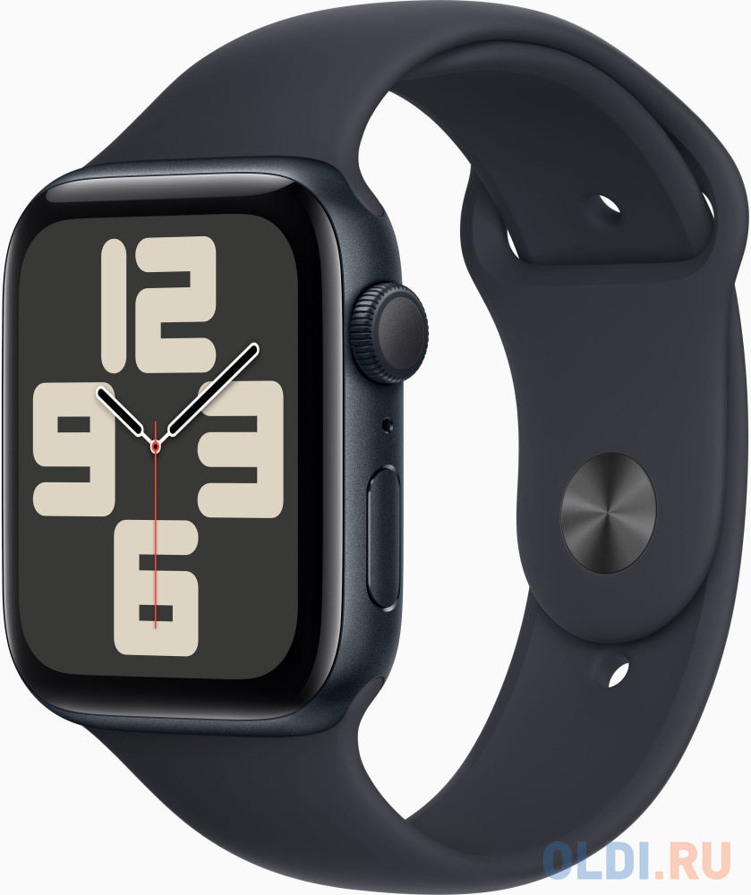 Смарт-часы Apple Watch SE 2023 A2723 44мм OLED корп.темная ночь Sport Band рем.темная ночь разм.брасл.:S/M (MRE73LL/A) дуоколд набор пор д приг р ра д вн прим б сах клюква день 3 ночь 1