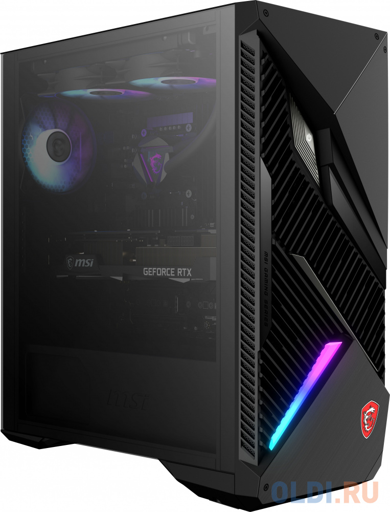 ПК MSI Infinite X2 13FNUF-281XRU i7 13700F (3.4) 32Gb 2Tb 7.2k SSD1Tb RTX4070Ti 12Gb noOS GbitEth WiFi BT 850W черный (9S6-B90411-281) - фото 1