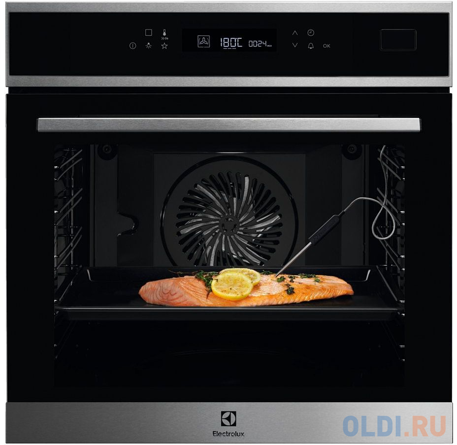 Духовой шкаф Электрический Electrolux EOB7S31X серебристый/черный электрический духовой шкаф maunfeld eoec 586bg