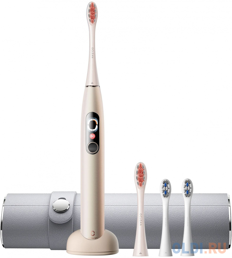 Зубная щетка электрическая Oclean X Pro Digital Y2076 золотистый dr safe электрическая зубная щетка эзщ 2