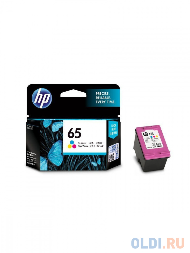 Струйный картридж 65 (N9K01AA) для HP DeskJet, многоцветный, 100 стр - фото 2