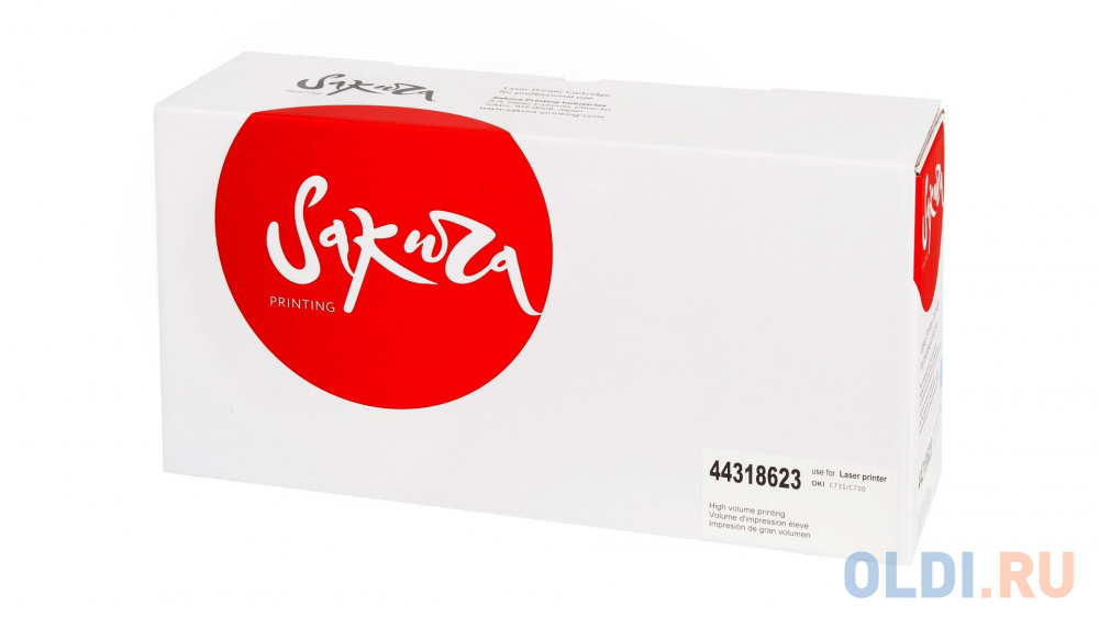 

Картридж Sakura 44318623 для OKI C710/C711, черный, 11500 к.