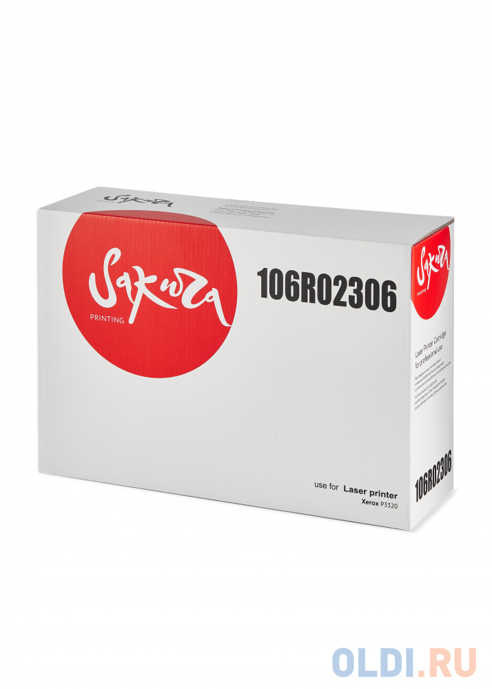 

Картридж Sakura 106R02306 для XEROX P3320, черный, 11000 к.