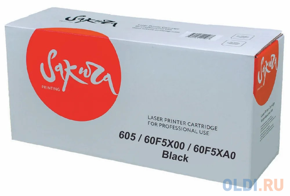Картридж Sakura 60F5X00/60F5XA0 для Lexmark MX510/MX511/MX611, черный, 20000 к.