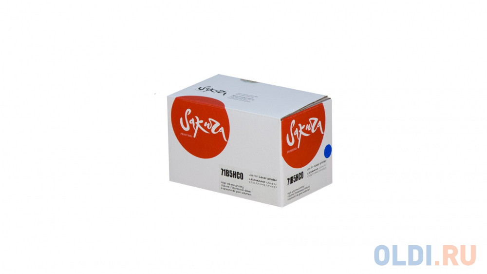 

Картридж Sakura 71B5HC0 для Lexmark CS417dn/CS517de/CX417de/CX517de, голубой, 3500 к.