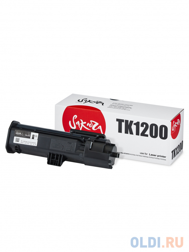 Картридж Sakura TK1200 (1T02VP0RU0) для Kyocera Mita M2235dn/M2735dn/M2835dw/P2335d/P2335dn/P2335dw, черный, 3000 к SATK1200 - фото 3