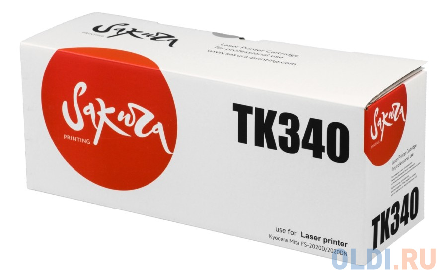 Картридж Sakura TK340 (1T02J00EUC / 1T02J00EU0) для Kyocera Mita FS-2020D/FS-2020DN, черный, 12000 к SATK340 - фото 1