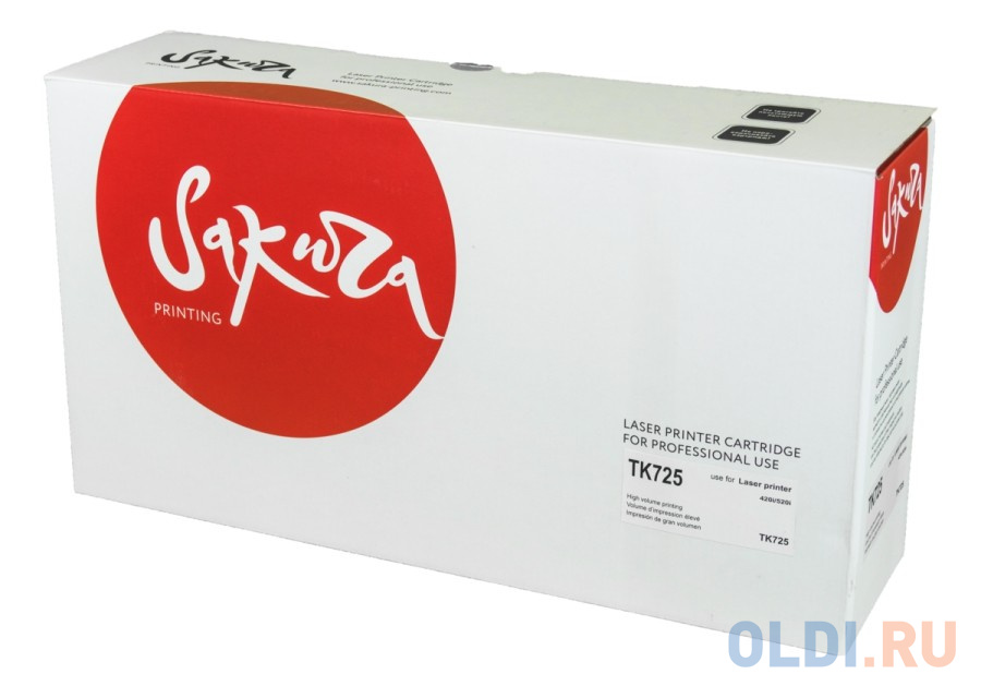 Картридж Sakura TK725 (1T02KR0NL0) для Kyocera Mita TASKalfa420i/TASKalfa520i, черный, 34000 к.