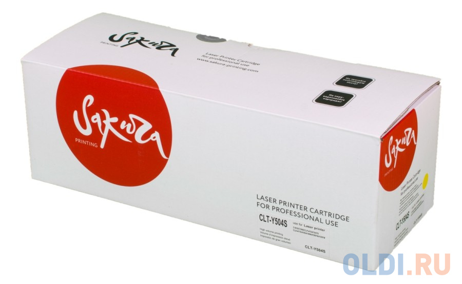 Картридж Sakura CLTY504S для Samsung CLP-415/CLX-4195/SL-C1810/SL-C1860, желтый, 1800 к.