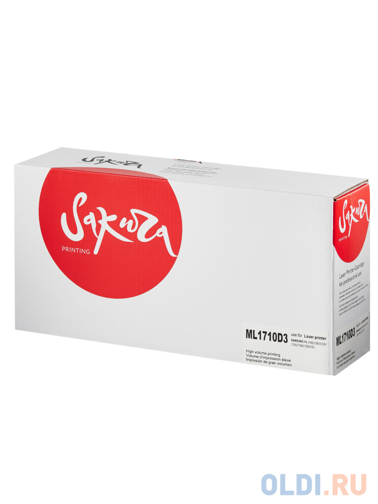 

Картридж Sakura ML1710D3 для Samsung ML-1500/ML-11510/ML-11510d/ML-11520/ML-11710/ML-11710B/ML-11710D/ML-11710P/ML-11740/ML-11750/ML-11755, черный, 30