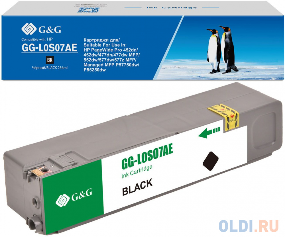 

Картридж струйный G&G GG-L0S07AE 973XL черный (260мл) для HP PageWide Pro 452dn/452dw/477dn/477dw MFP