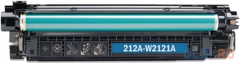 Картридж лазерный G&G 212A GG-W2121A голубой (4500стр.) для HP Color LJ M554/M555/578 Enterprise - фото 1