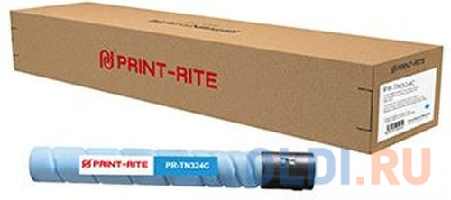 Картридж лазерный Print-Rite TFK907CPRJ PR-TN324C TN324C голубой (26000стр.) для Konica Minolta bizhub C258/C308/C368
