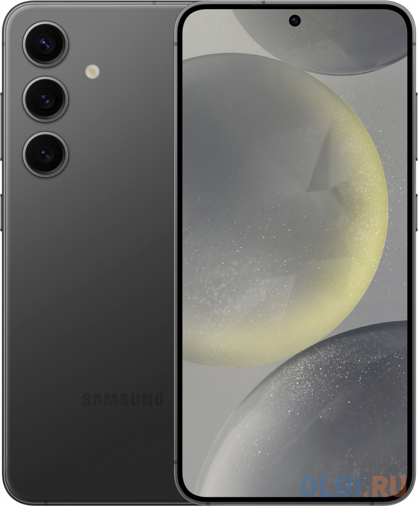 Смартфон Samsung SM-S921B Galaxy S24 5G 128Gb 8Gb черный моноблок 3G 4G 2Sim 6.2