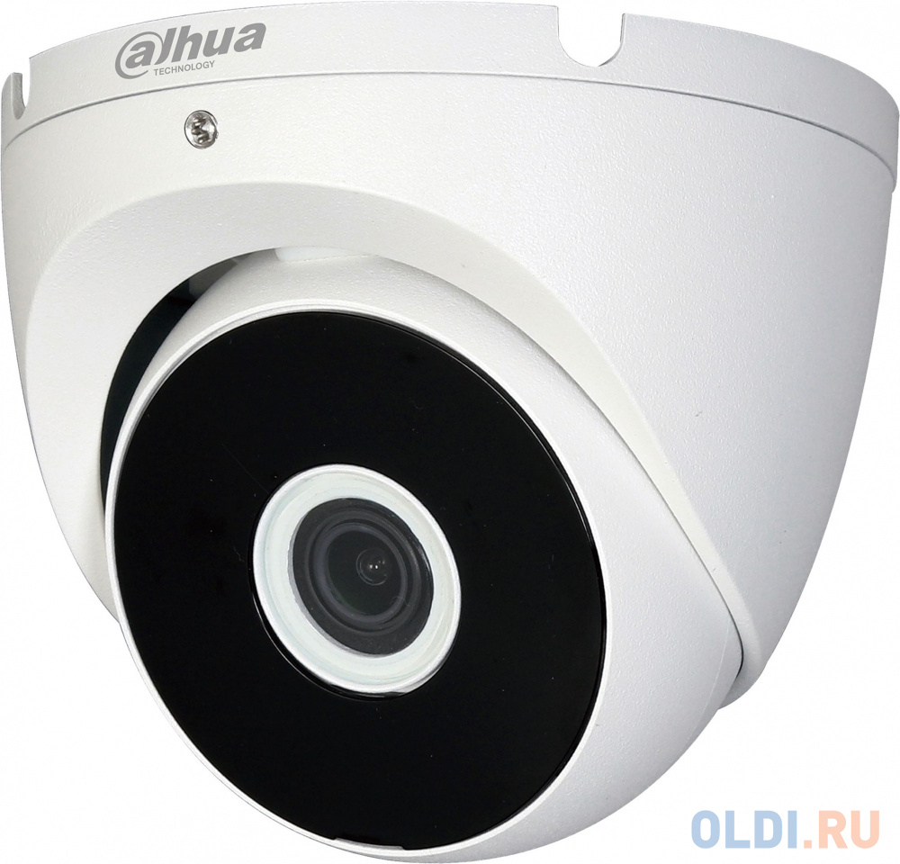 Камера видеонаблюдения аналоговая Dahua DH-HAC-T2A21P-0280B 2.8-2.8мм HD-CVI HD-TVI цв. корп.:белый - фото 1