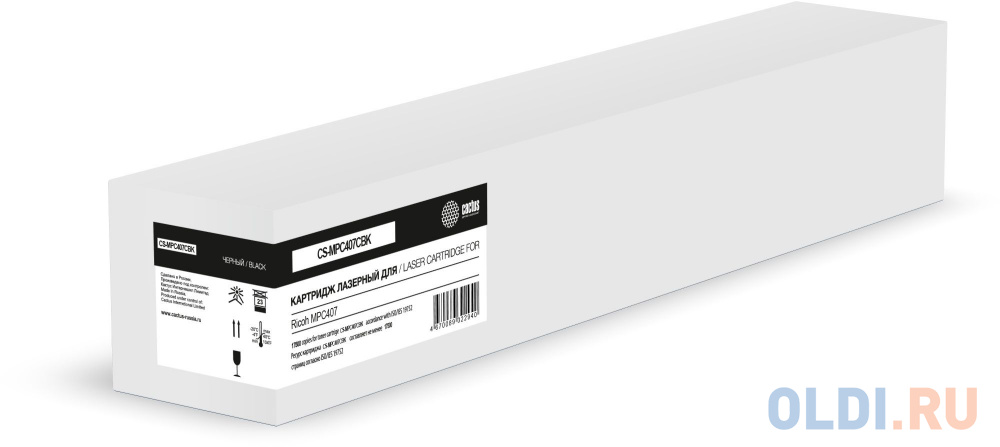 

Картридж лазерный Cactus CS-MPC407CBK 842213 черный (17500стр.) для Ricoh MPC407