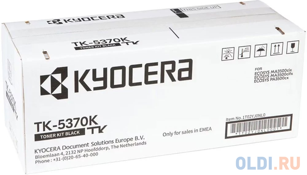 Картридж лазерный Kyocera TK-5370K 1T02YJ0NL0 черный (7000стр.) для Kyocera PA3500cx/MA3500cix/MA3500cifx - фото 1