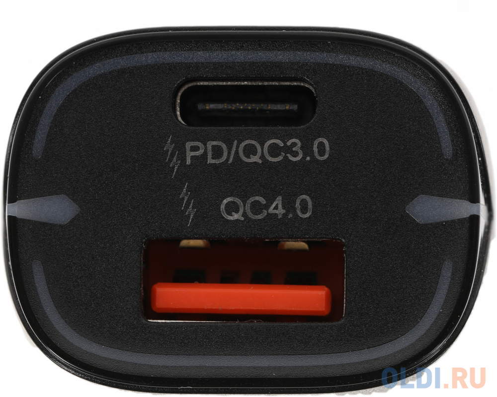 Автомобильное зар./устр. Wiiix UCC-7-2-08 3A+2A (PD+QC) USB-C/USB-A универсальное черный - фото 6