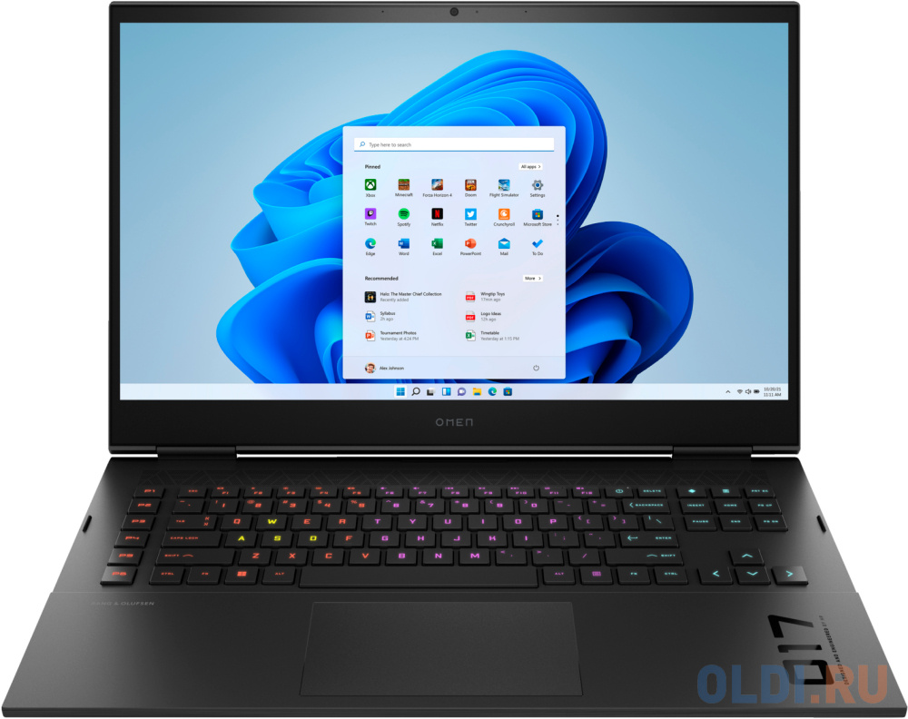 

Ноутбук HP Omen 17-ck2005ci Core i9 13900HX 32Gb SSD2Tb NVIDIA GeForce RTX4080 12Gb 17.3" IPS QHD (2560x1440) Free DOS black WiFi BT Cam (8F5P7EA