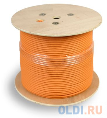 Кабель сетевой Buro BU-COP-050-LSZH UTP 4 пары cat5E solid 0.50мм Cu 305м оранжевый - фото 1