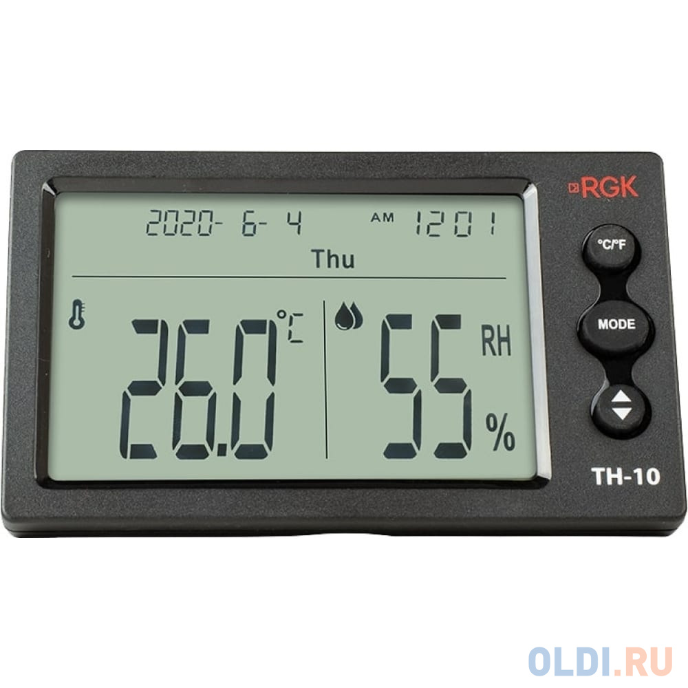 RGK Термогигрометр TH-10 с поверкой 778596