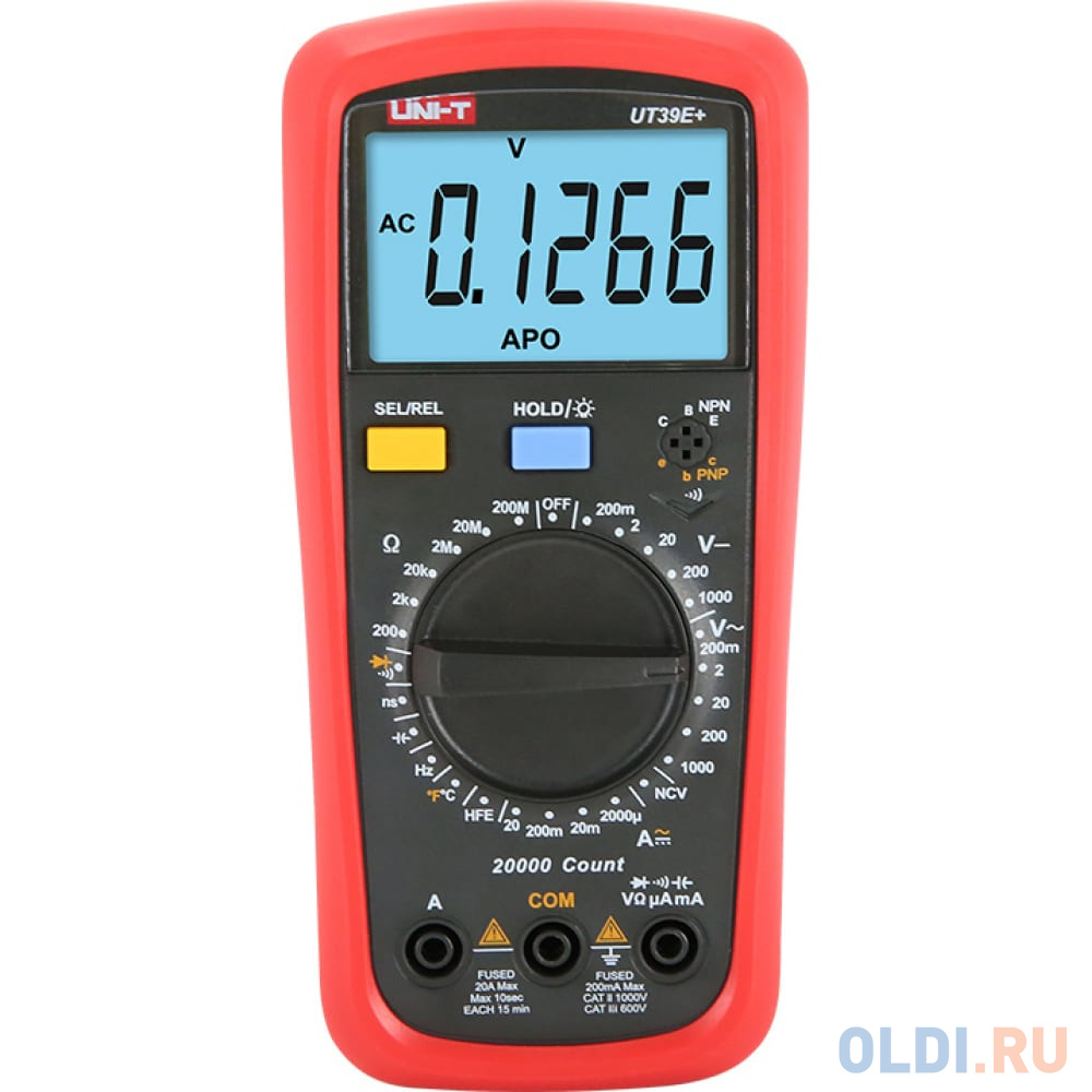 UNI-T UT39E+ Мультиметр цифровой 00-00006950