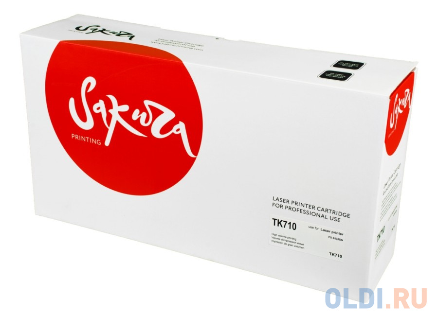 Картридж Sakura TK710 (1T02G10EU0) для Kyocera Mita FS-9130DN/FS-9530DN, черный, 40000 к