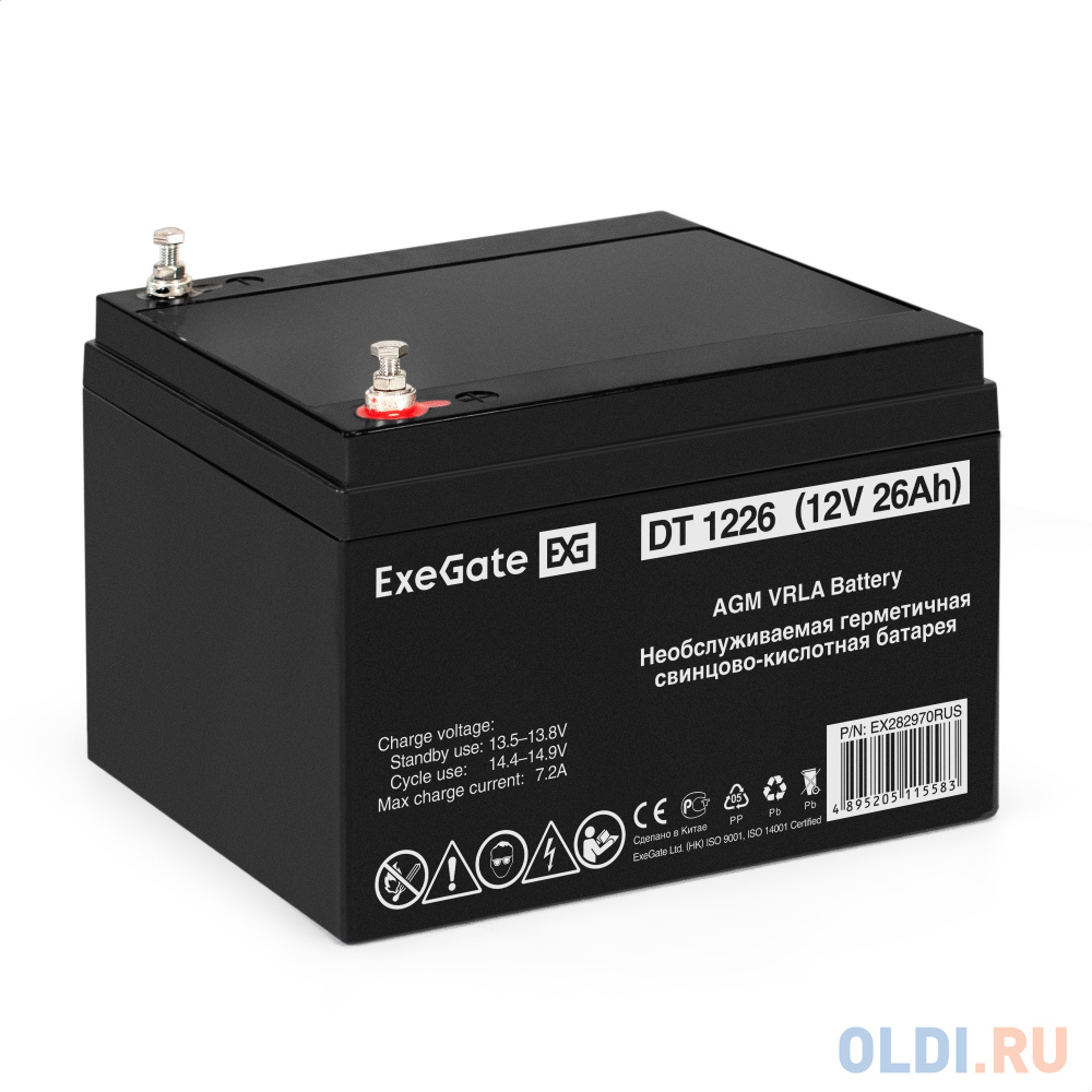 Комплект ИБП EX295995RUS + батарея 26Aч EX282970RUS 1шт (инвертор, синус, для котла, настенный) ExeGate FineSine SX-500.LCD.AVR.2SH <500VA/300W, чи EX296493RUS - фото 7