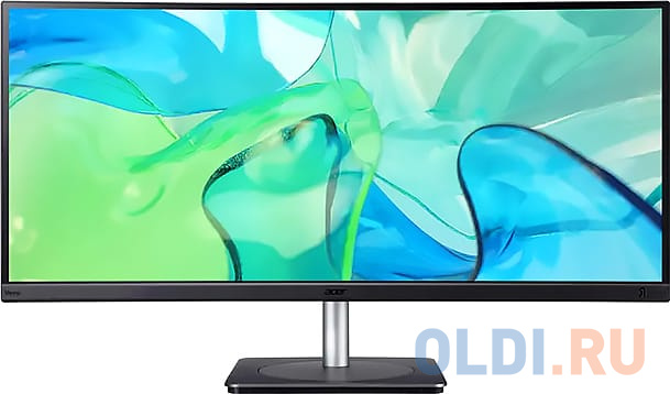 Монитор/ ACER CB343CURbemiiphuzx 34'', ZeroFrame, Curved 3800R Black, 21:9, IPS, 3440x1440, 4ms, 300cd, 60Hz, 2xHDMI(2.0) + 1xDP(1.2) + 1xTy