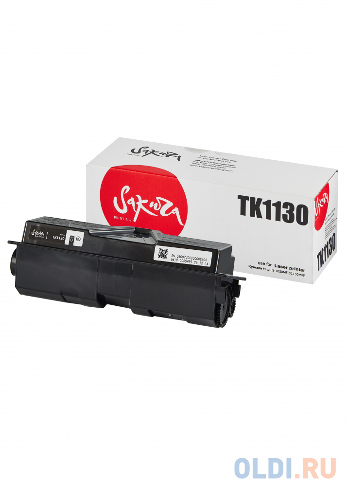 Картридж Sakura TK1130 для Kyocera Mita FS-1030MFP/1130MFP черный 3000стр SATK1130 - фото 3