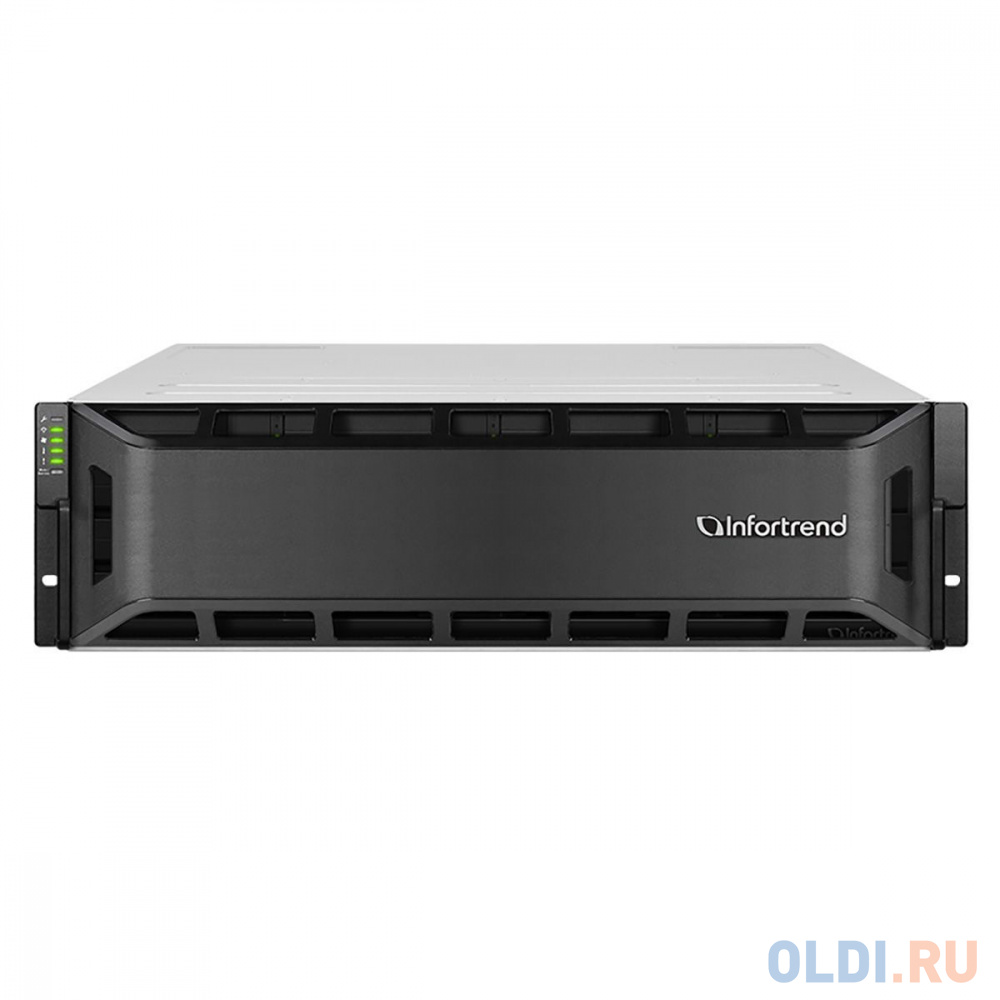 Сетевой накопитель Infortrend GSe 10162-D 3U/16bay, supports NAS, block, object storage and cloud gateway, sing le controller subsystem including 1x12