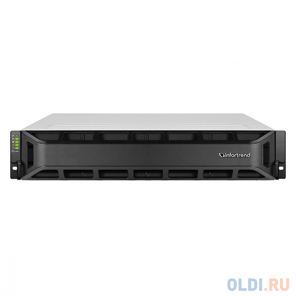 Сетевой накопитель Infortrend GSe 10122-D 2U/12bay, supports NAS, block, object storage and cloud gateway, sing le controller subsystem including 1x12