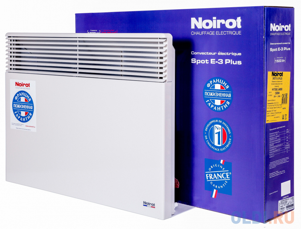 Noirot SPOT ANALOG, 1500W EX73585ARER электрообогреватель 64950513