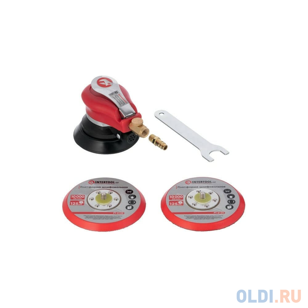 

INTERTOOL Шлифмашина пневматическая эксцентриковая 125 мм PT-1006