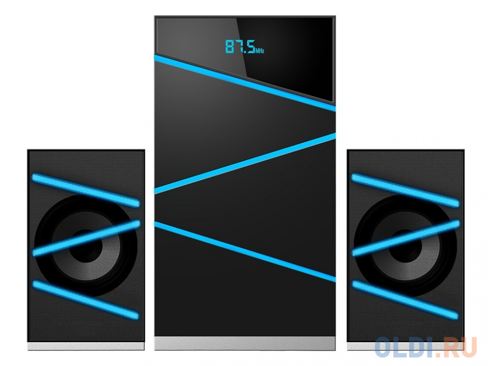 Ginzzu GM-420, Акустическая система 2.1, 65W/BT/USB/SD/FM/ДУ