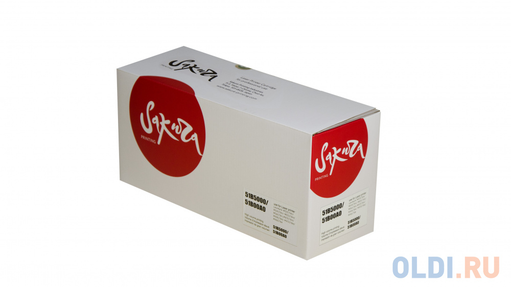 

Картридж Sakura 51B5000/51B00A0 для Lexmark MS317dn/MS417dn/MS517dn/MS617dn/MX317dn/MX417de/MX517de/MX617de, черный, 2500 к.