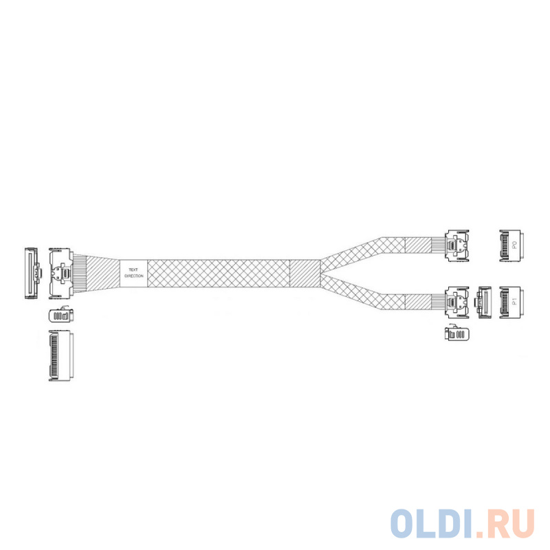 Кабель SuperMicro CBL-MCIO-1235M5FY