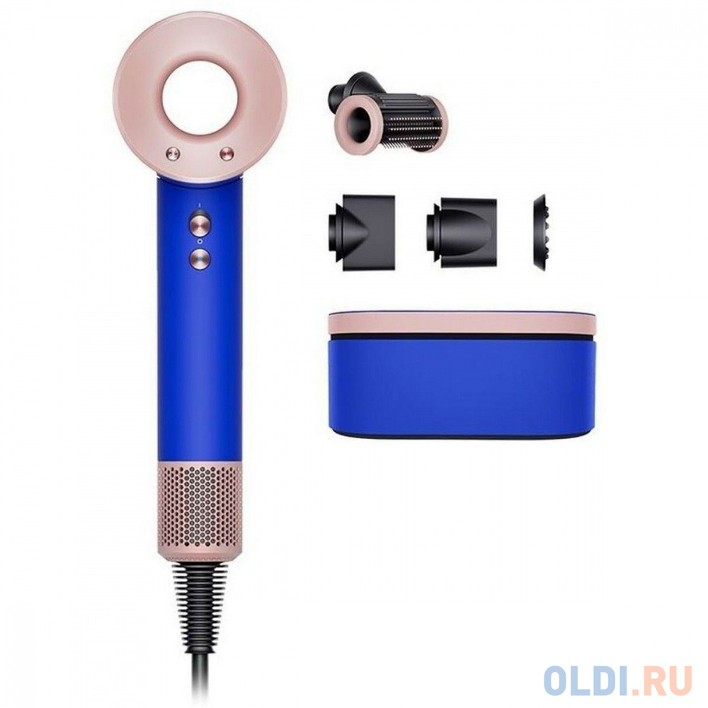 Dyson Supersonic HD15 Фен 460611-01 Gift Edition (Blue Blush) с кейсом, 3-pin