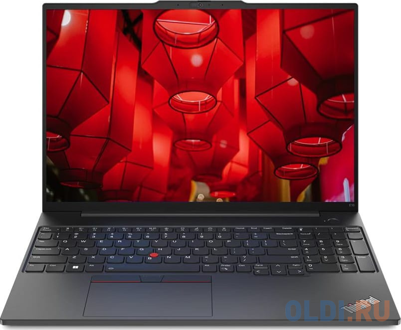 Ноутбук Lenovo ThinkPad E16 Gen1 <21JN0073US> i7-1355U/16Gb/512Gb SSD/16.0 WUXGA IPS 300nits/Cam FHD/Backlit/FPR/Win 11PRO/Aluminium/Black