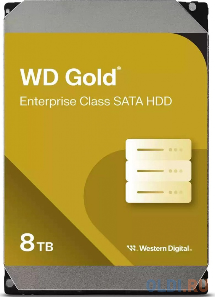 Жесткий диск WD SATA-III 8TB WD8005FRYZ Desktop Gold 512E (7200rpm) 256Mb 3.5