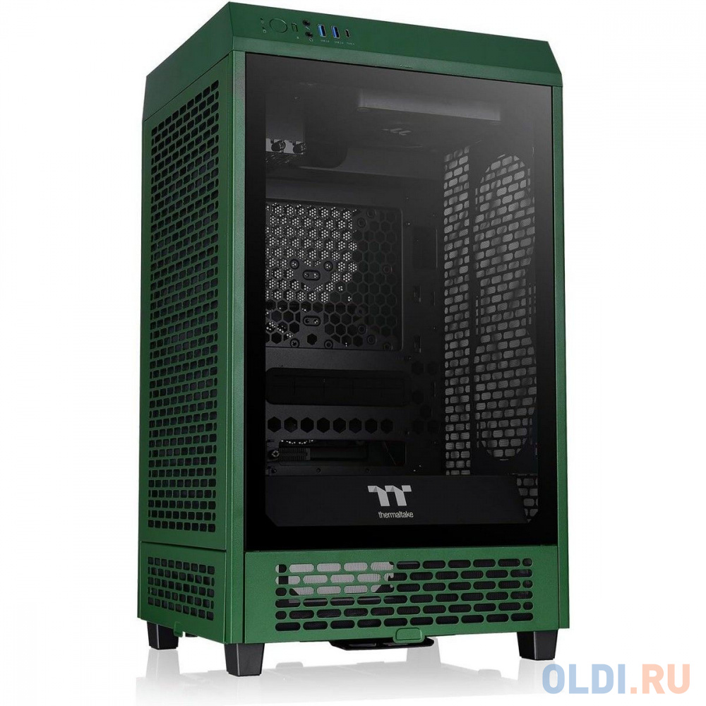 

Корпус Thermaltake The Tower 200 Racing Green /Racing Green/Win/SPCC/Tempered Glass*1/CT140 Fan*2/Color Box