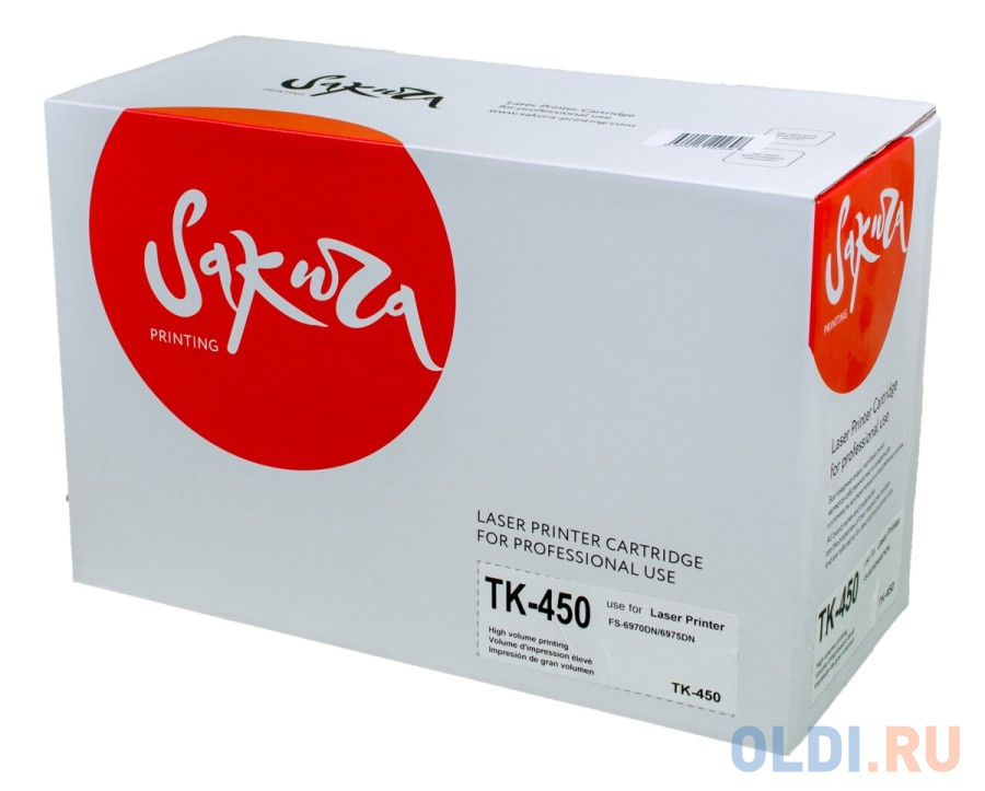 

Картридж Sakura TK450 (1T02J50EU0) для Kyocera Mita FS-6970DN/FS-6975DN, черный, 15000 к.