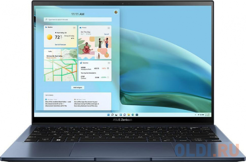 

Ноутбук ASUS Zenbook S 13 UM5302TA-LV562W AMD Ryzen 7 6800U/16GB/SSD512GB/13.3"/2.8K (2880x1800)/OLED)/Win11/Ponder Blue (90NB0WA3-M00UP0)