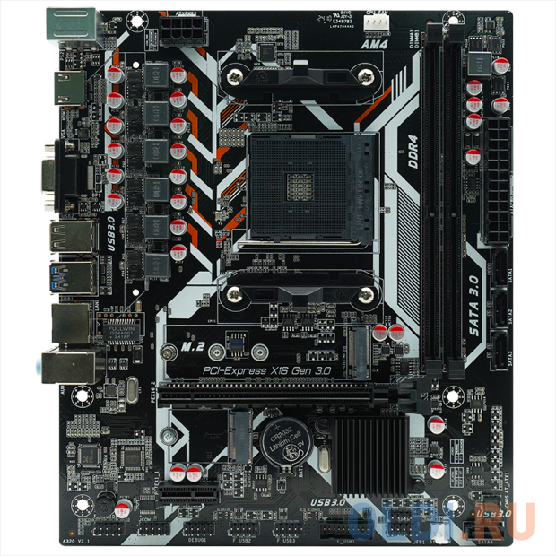 

Материнская плата AFOX AMD A320 AM4 [A320D4-MA5-V2] mATX, 2xDDR4, 1хPCI-E x16 gen 3.0/1хPCI-E x1, 4xSATAIII/1хM.2 PCI-E x4 3.0/1x miniPCI-E, 1xD-Sub/1