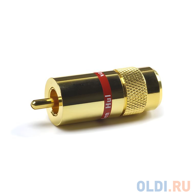 

Разъем RCA Van den Hul C-12.0 Цвет золотой. Красная маркировка