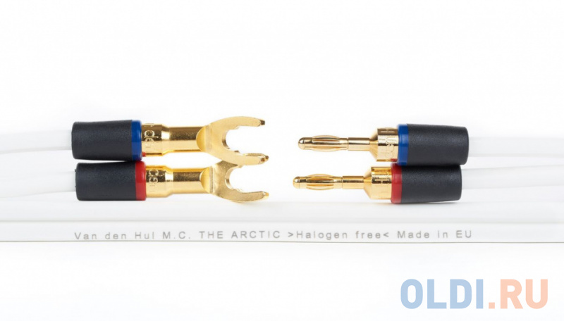 

Плоский двухжильный акустический кабель Van den Hul The Arctic. В нарезку. Цвет: белый