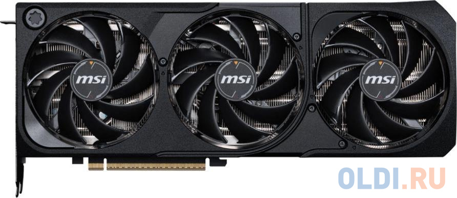 Видеокарта MSI PCI-E 5.0 RTX 5080 16G SHADOW 3X OC NVIDIA GeForce RTX 5080 16Gb 256bit GDDR7 2640/30000 HDMIx1 DPx3 HDCP Ret - RTX 5080 16G SHADOW 3X OC