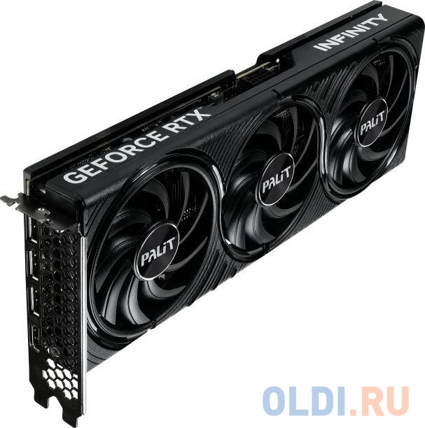 Видеокарта Palit PCI-E 5.0 RTX5070 Infinity 3 NVIDIA GeForce RTX 5070 12Gb 192bit GDDR7 2325/28000 HDMIx1 DPx3 HDCP Ret - NE75070019K9-GB2050S